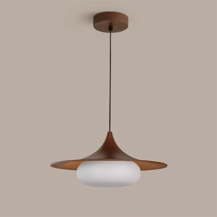 Ovelis Lampe Suspension avec Plafonnier en Bois - Neutralighting
