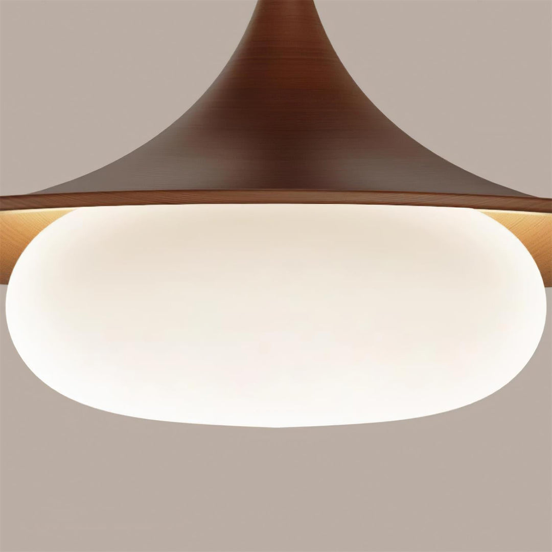 Ovelis Lampe Suspension avec Plafonnier en Bois - Neutralighting