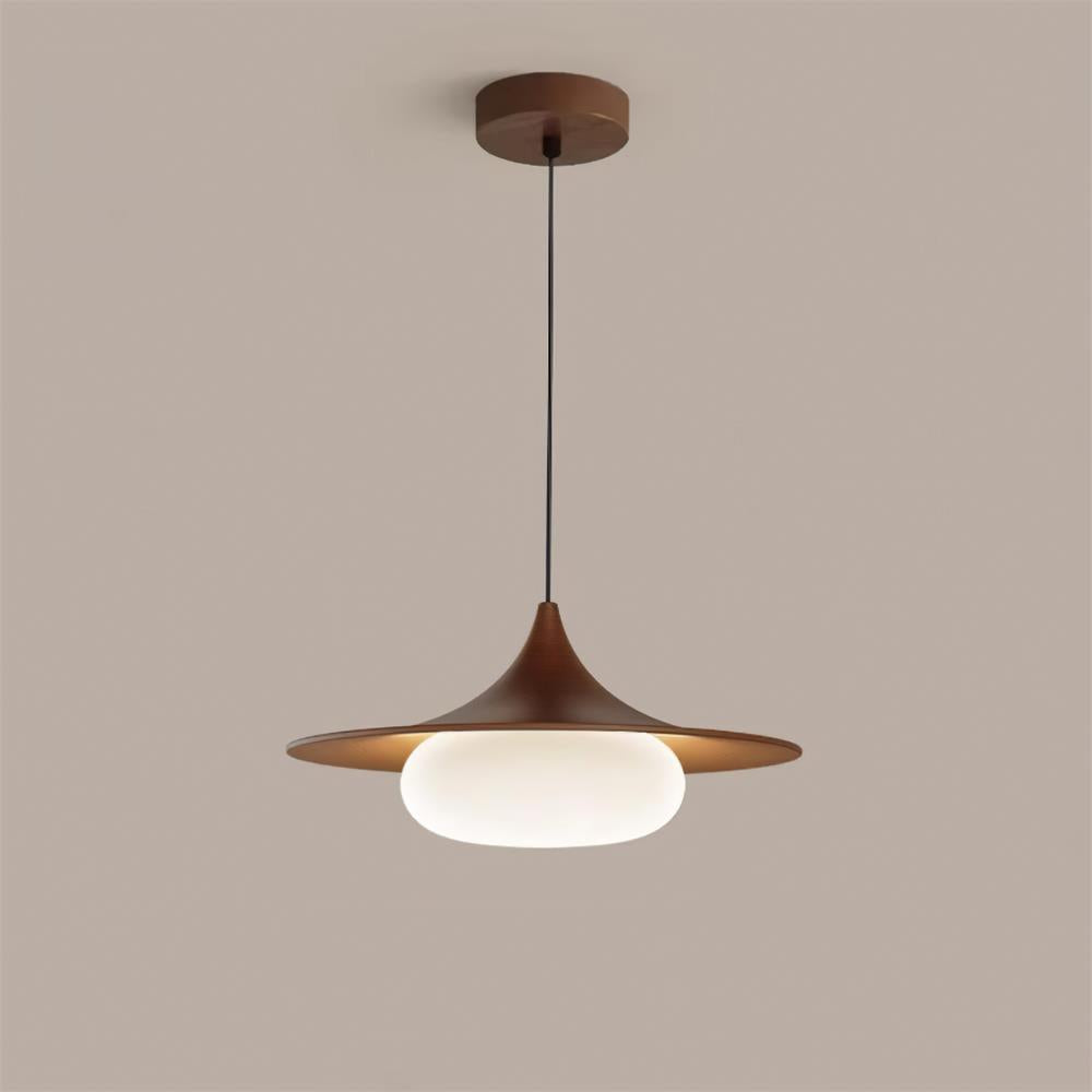 Ovelis Lampe Suspension avec Plafonnier en Bois - Neutralighting
