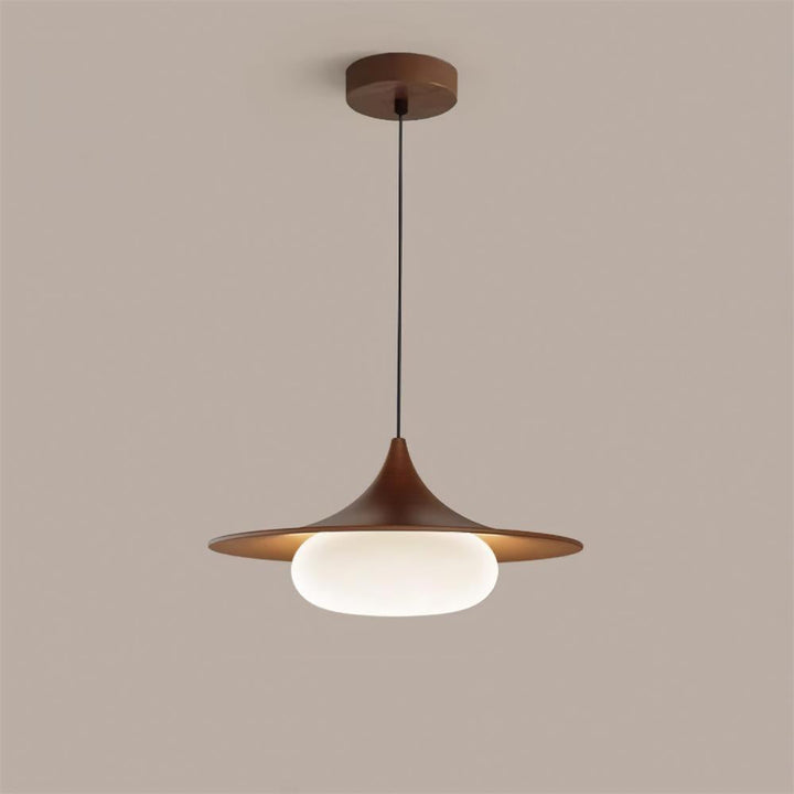 Ovelis Lampe Suspension avec Plafonnier en Bois - Neutralighting