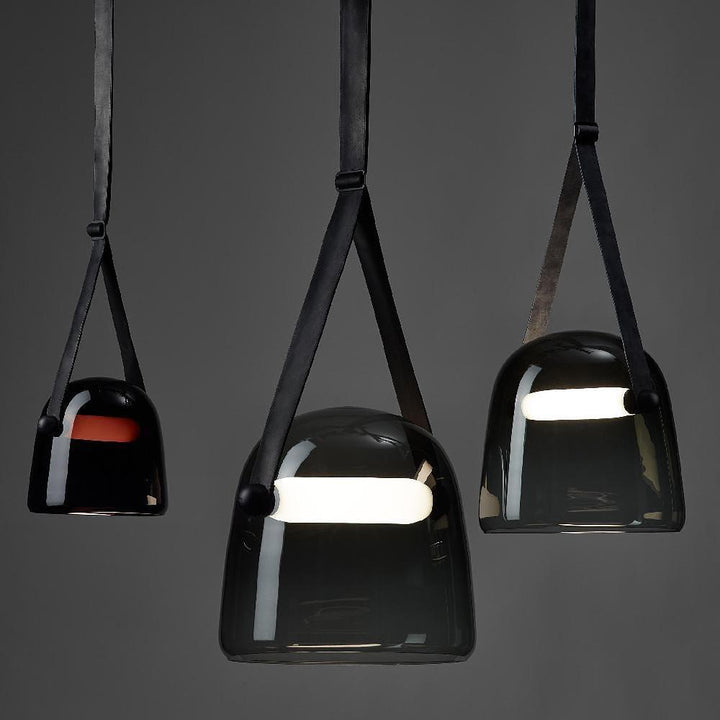 Averisce Suspension Industrielle en Cuir - Neutralighting