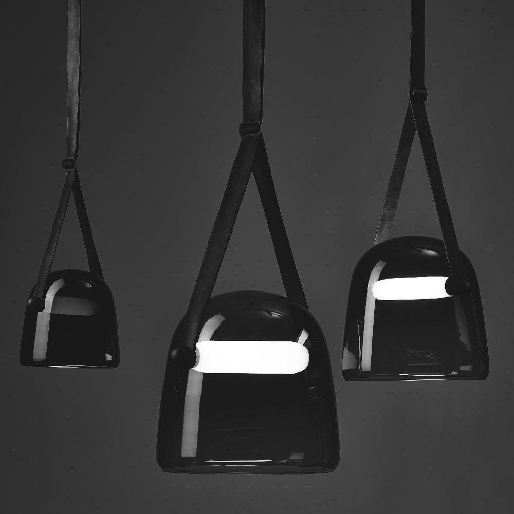 Averisce Suspension Industrielle en Cuir - Neutralighting