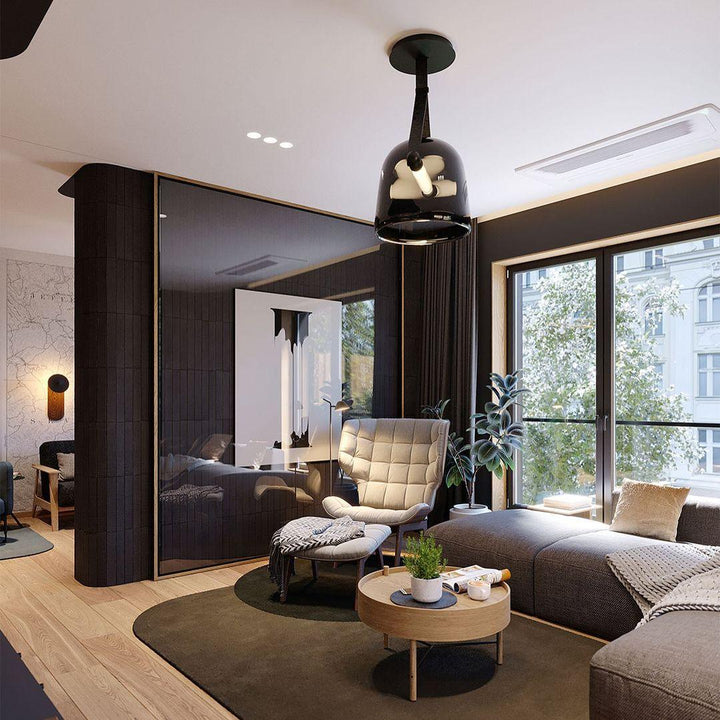 Averisce Suspension Industrielle en Cuir - Neutralighting
