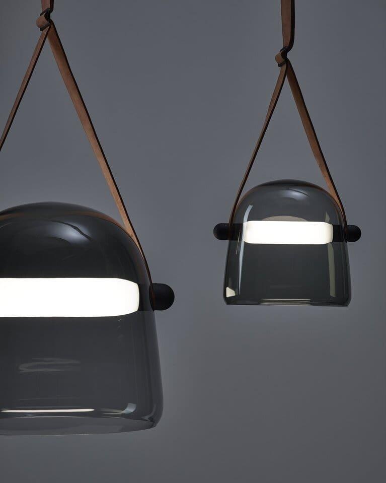 Averisce Suspension Industrielle en Cuir - Neutralighting