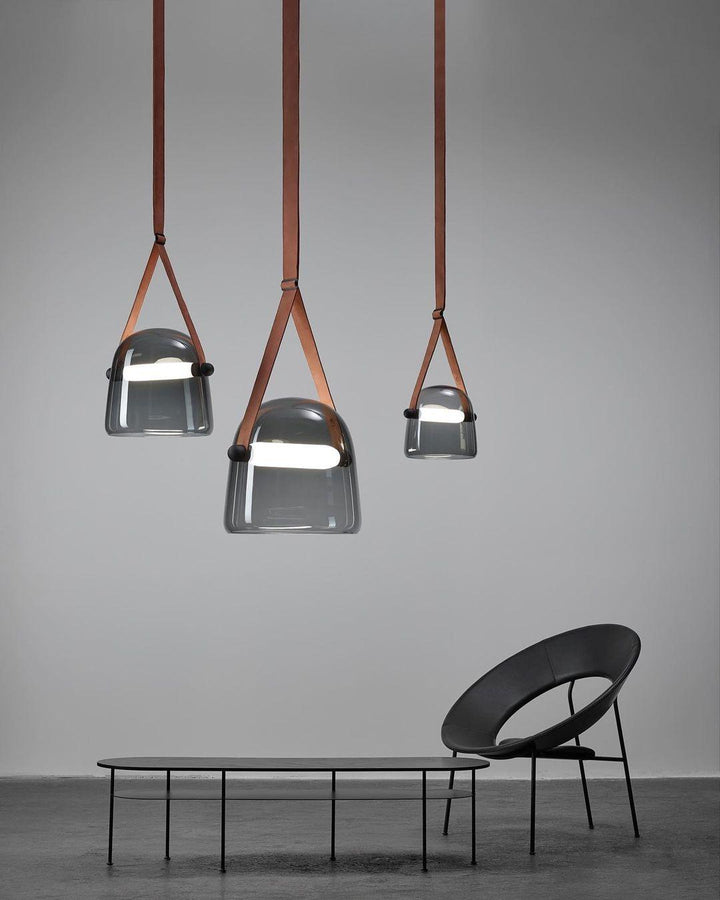 Averisce Suspension Industrielle en Cuir - Neutralighting