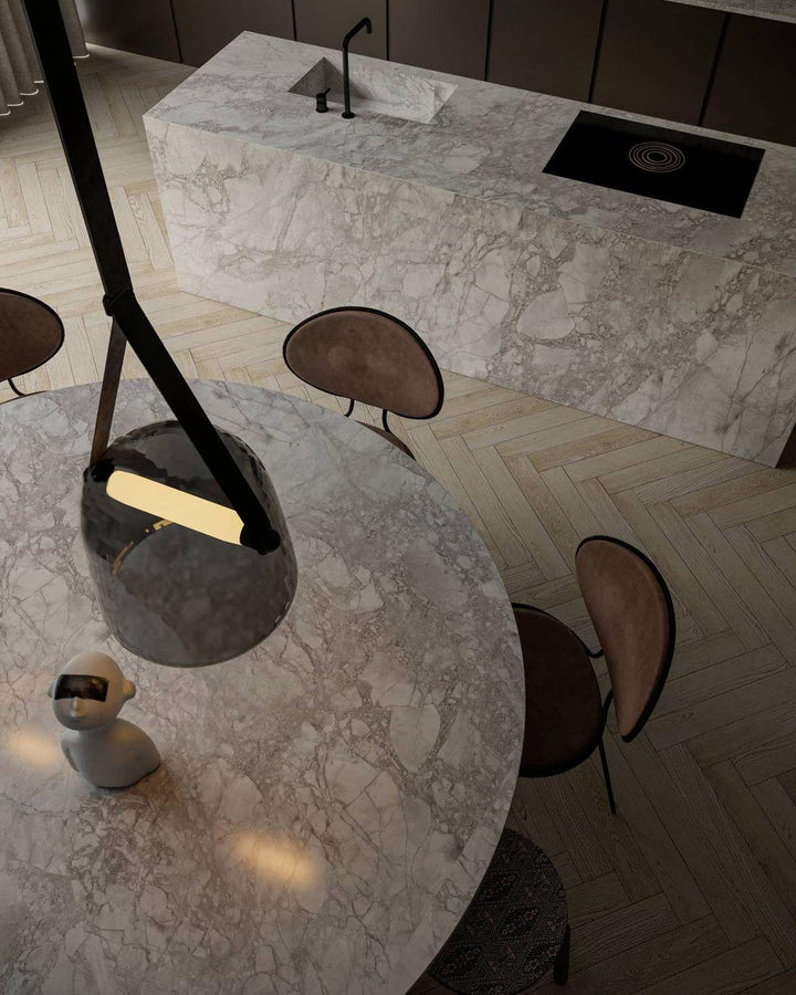 Averisce Suspension Industrielle en Cuir - Neutralighting