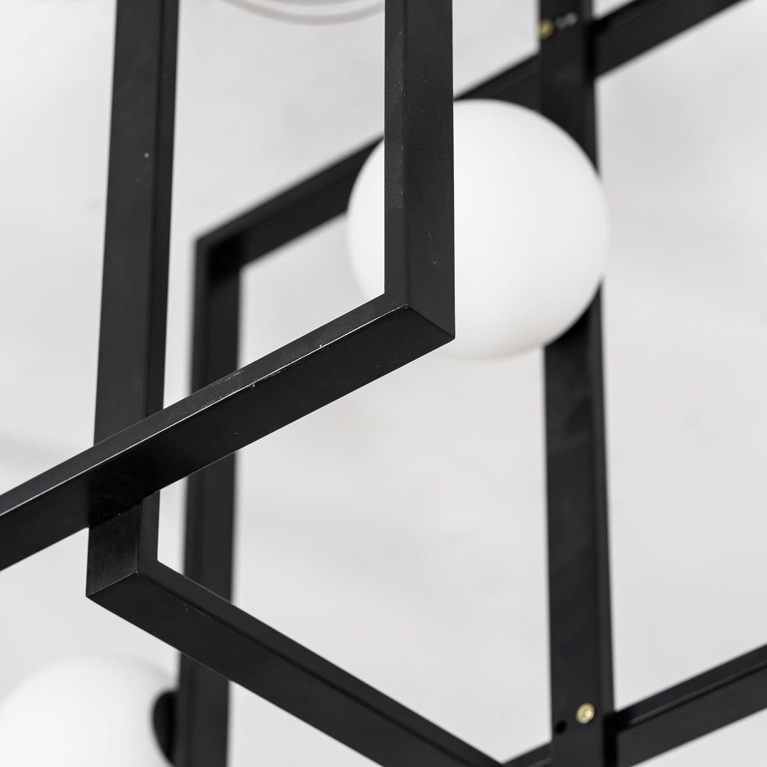 Lustra Chandelier Mondrian en Verre et Laiton Moderne - Neutralighting