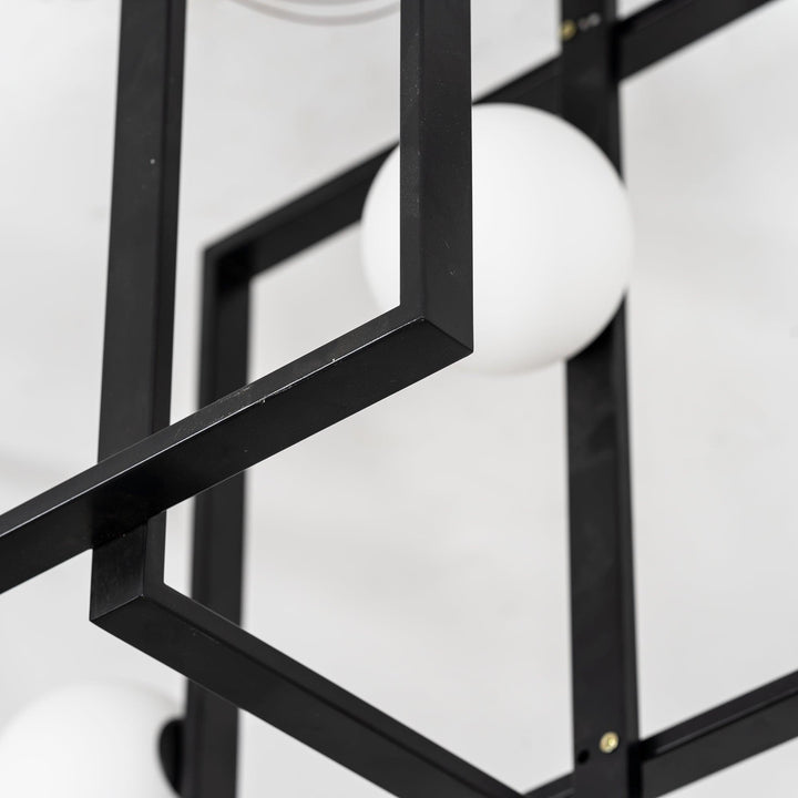 Lustra Chandelier Mondrian en Verre et Laiton Moderne - Neutralighting