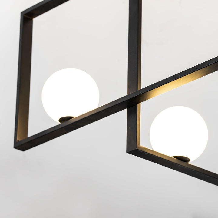 Lustra Chandelier Mondrian en Verre et Laiton Moderne - Neutralighting
