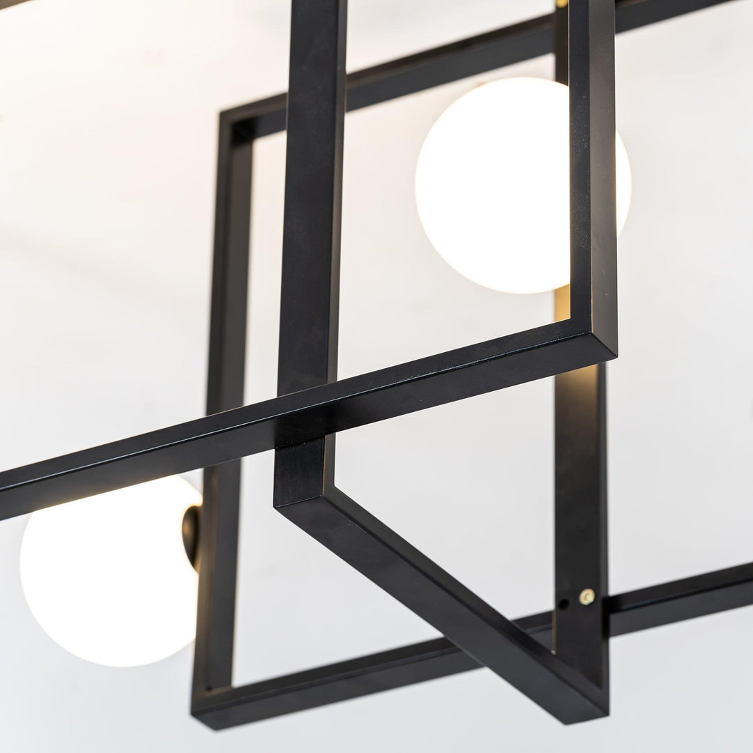 Lustra Chandelier Mondrian en Verre et Laiton Moderne - Neutralighting