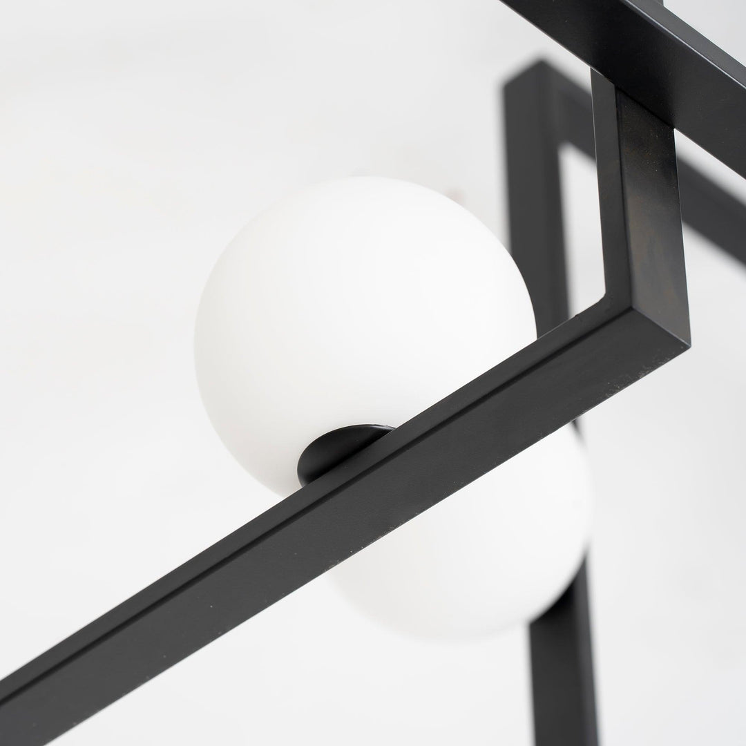 Lustra Chandelier Mondrian en Verre et Laiton Moderne - Neutralighting