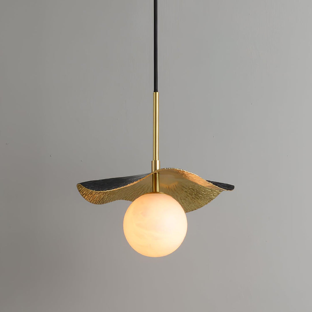 Ivvynen Suspension en Albâtre avec Canopée en Forme de Feuille - Neutralighting