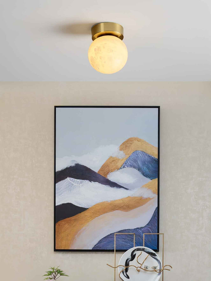 Otheyra Laiton 15cm Blanc LED