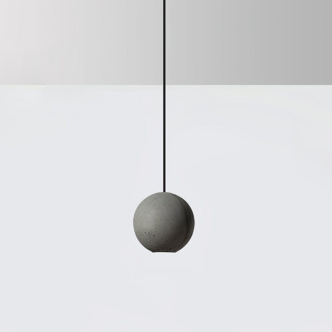 Solara Suspension Sphère en Béton Lune Minimaliste - Neutralighting