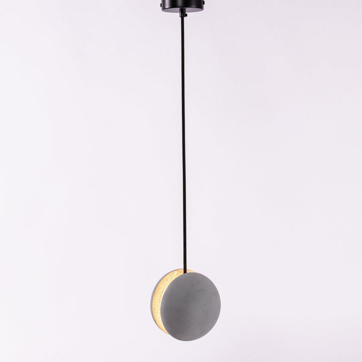 Solara Suspension Sphère en Béton Lune Minimaliste - Neutralighting