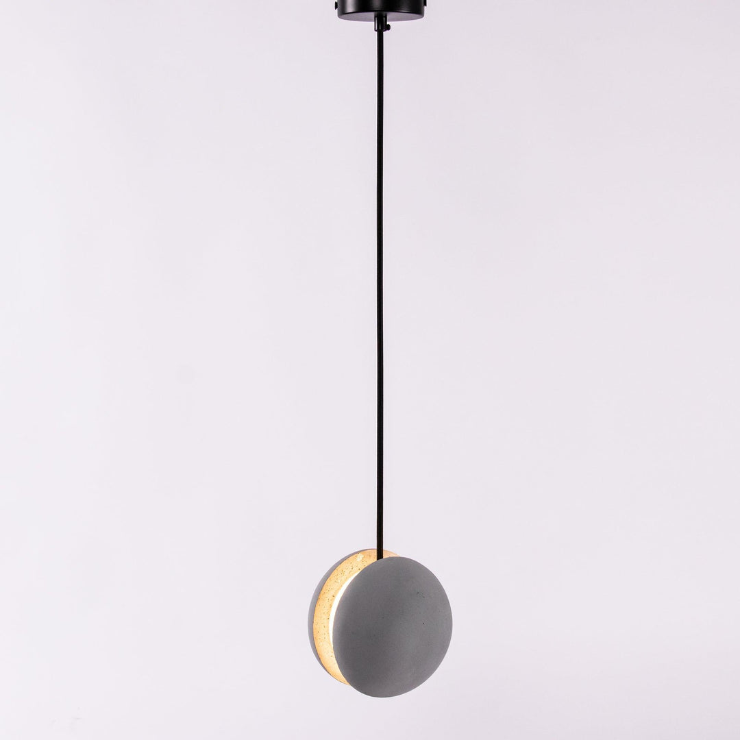 Solara Suspension Sphère en Béton Lune Minimaliste - Neutralighting