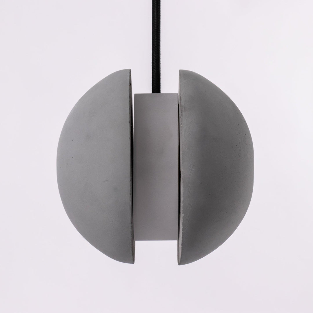 Solara Suspension Sphère en Béton Lune Minimaliste - Neutralighting