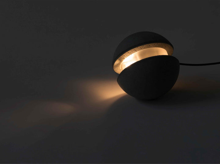 Solara Suspension Sphère en Béton Lune Minimaliste - Neutralighting