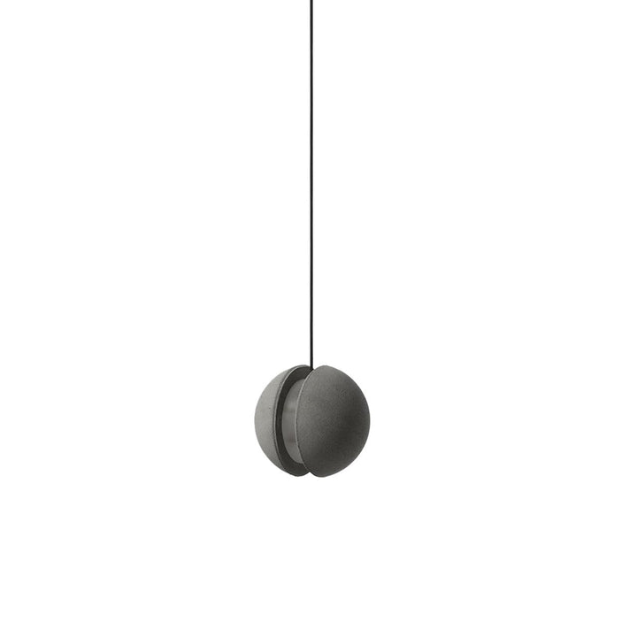 Solara Suspension Sphère en Béton Lune Minimaliste - Neutralighting