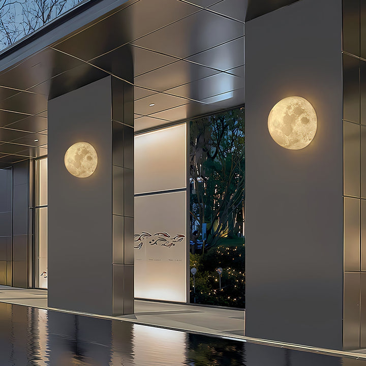 Olsolan Applique Murale 3D en Plastique Art Nordique Lune - Neutralighting