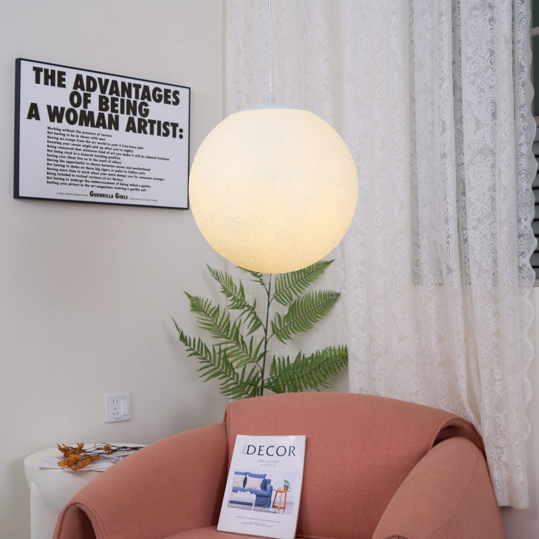 Lustra Suspension Lampe en Forme de Lune pour Salon - Neutralighting