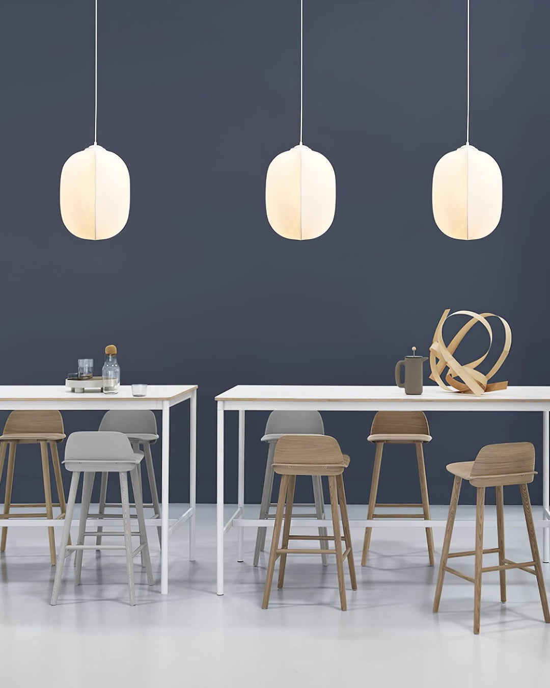 Lumora Lampe Pendante Minimaliste en Polymère - Neutralighting