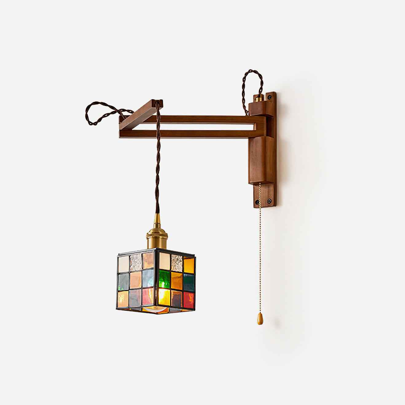 Lampe Tiffany en Verre – Élégance Moderne