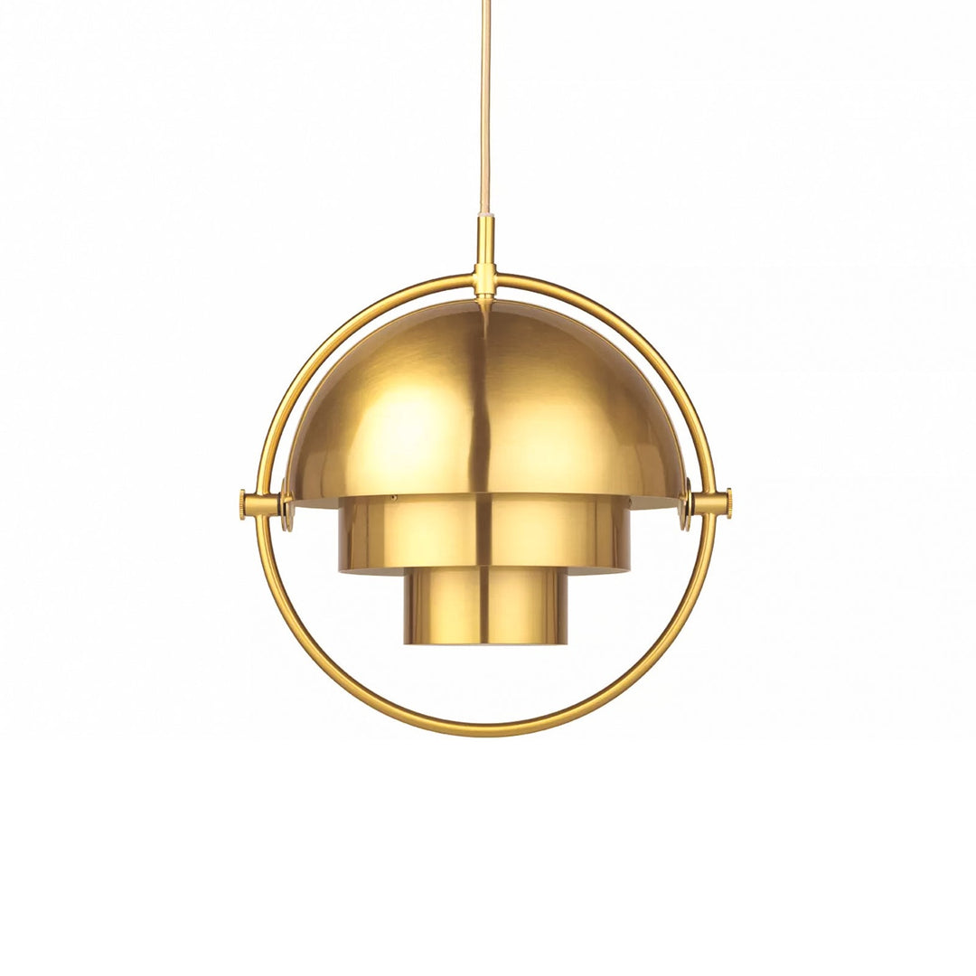 Lustra Lampe Pendante Boule Déformée Dorée - Neutralighting