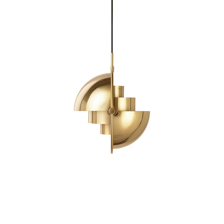 Lustra Lampe Pendante Boule Déformée Dorée - Neutralighting
