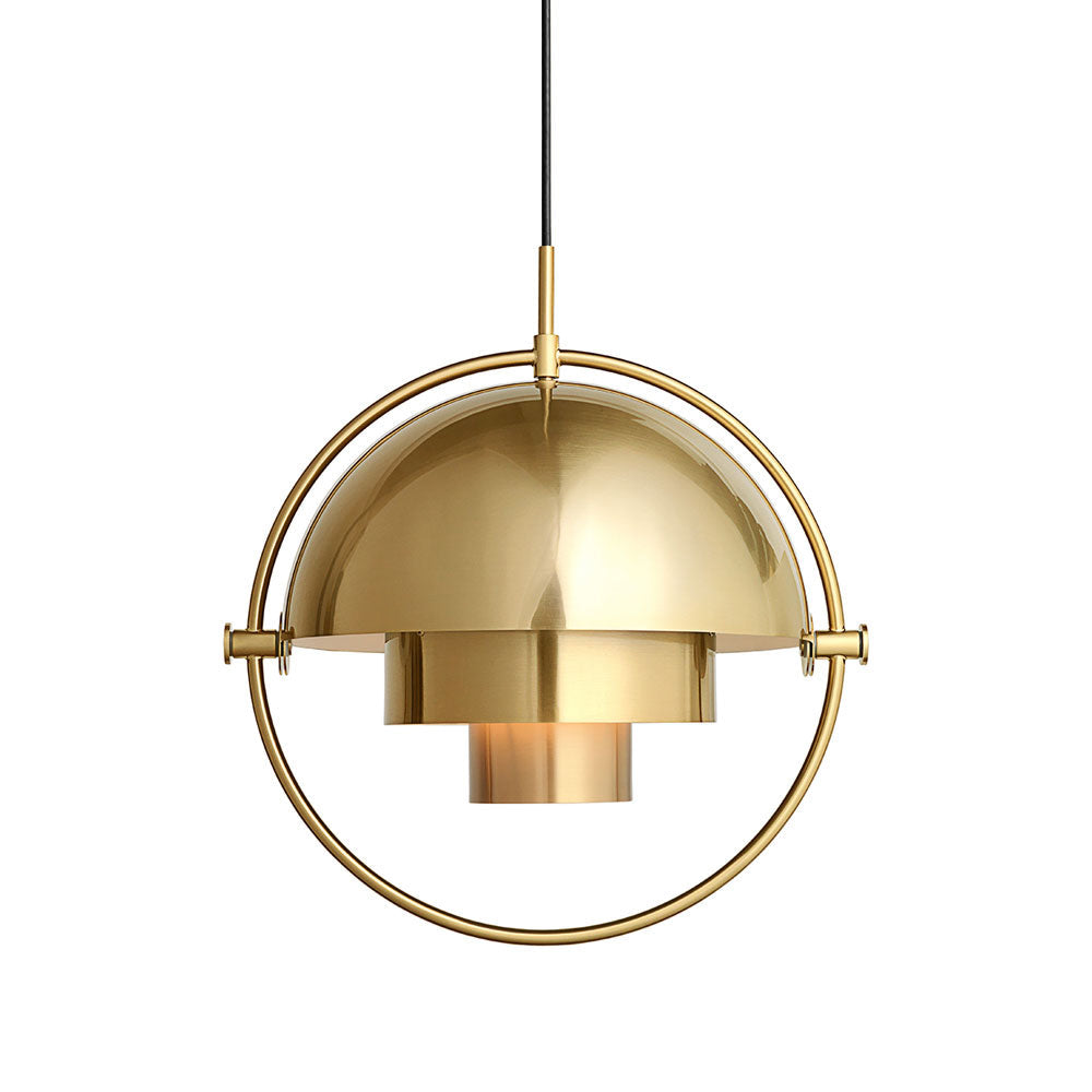 Lustra Lampe Pendante Boule Déformée Dorée - Neutralighting