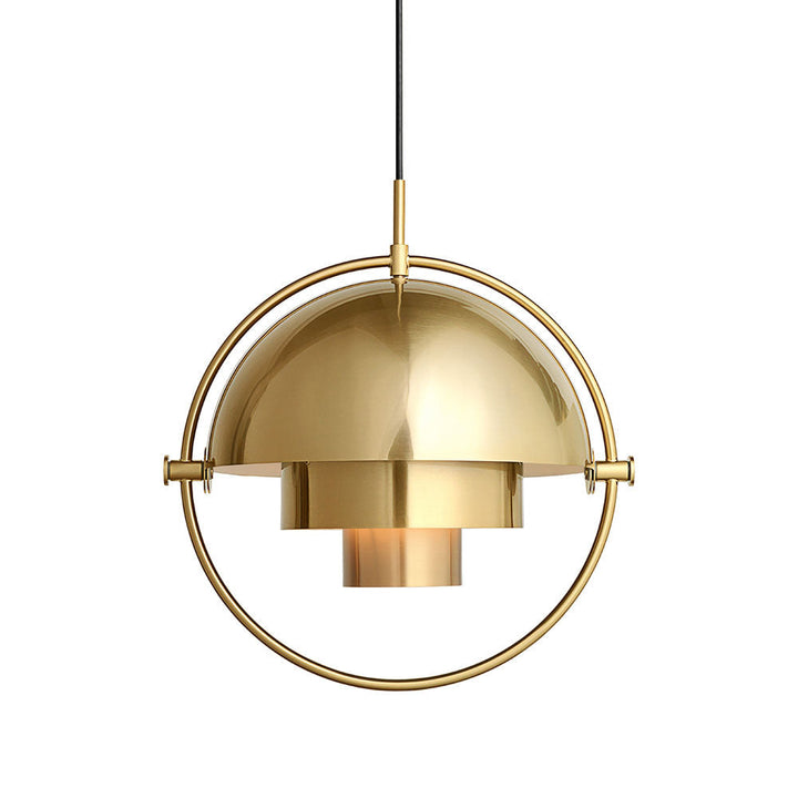 Lustra Lampe Pendante Boule Déformée Dorée - Neutralighting