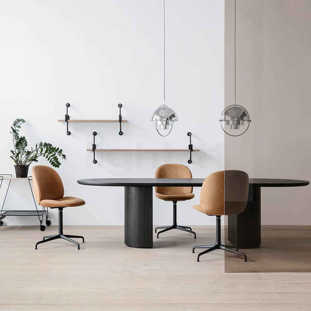 Lustra Lampe Pendante Boule Déformée Dorée - Neutralighting