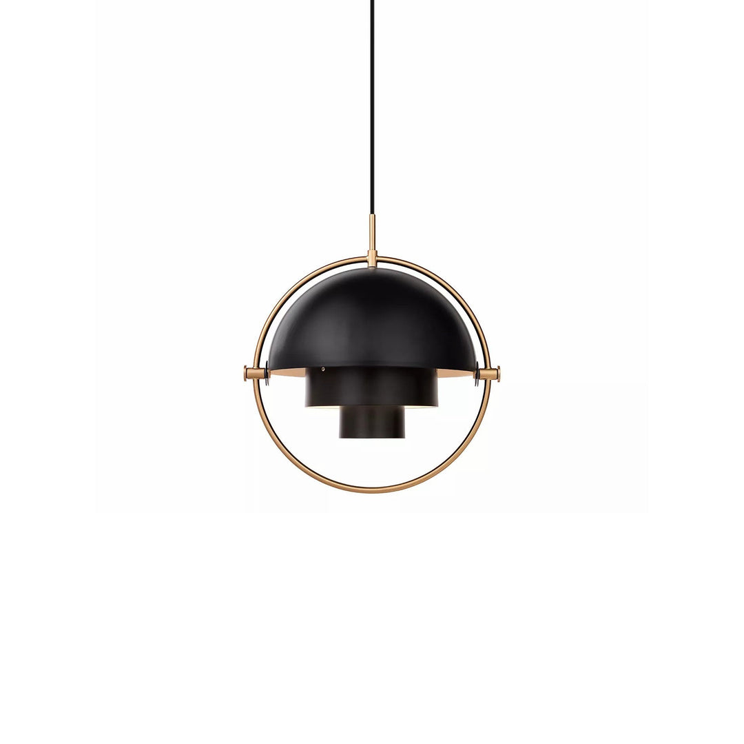 Lustra Lampe Pendante Boule Déformée Dorée - Neutralighting
