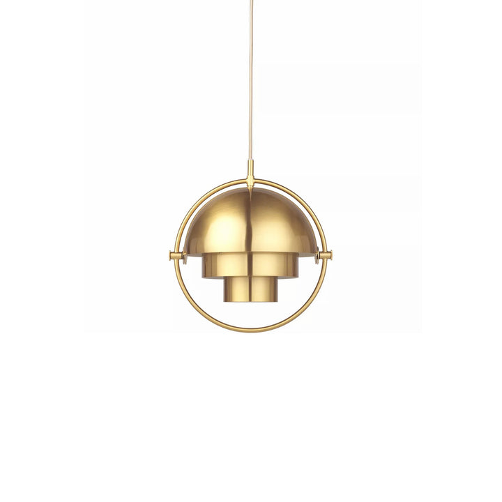 Lustra Lampe Pendante Boule Déformée Dorée - Neutralighting