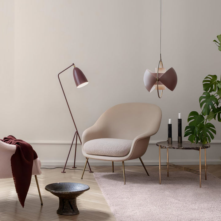 Lustra Lampe Pendante Boule Déformée Dorée - Neutralighting