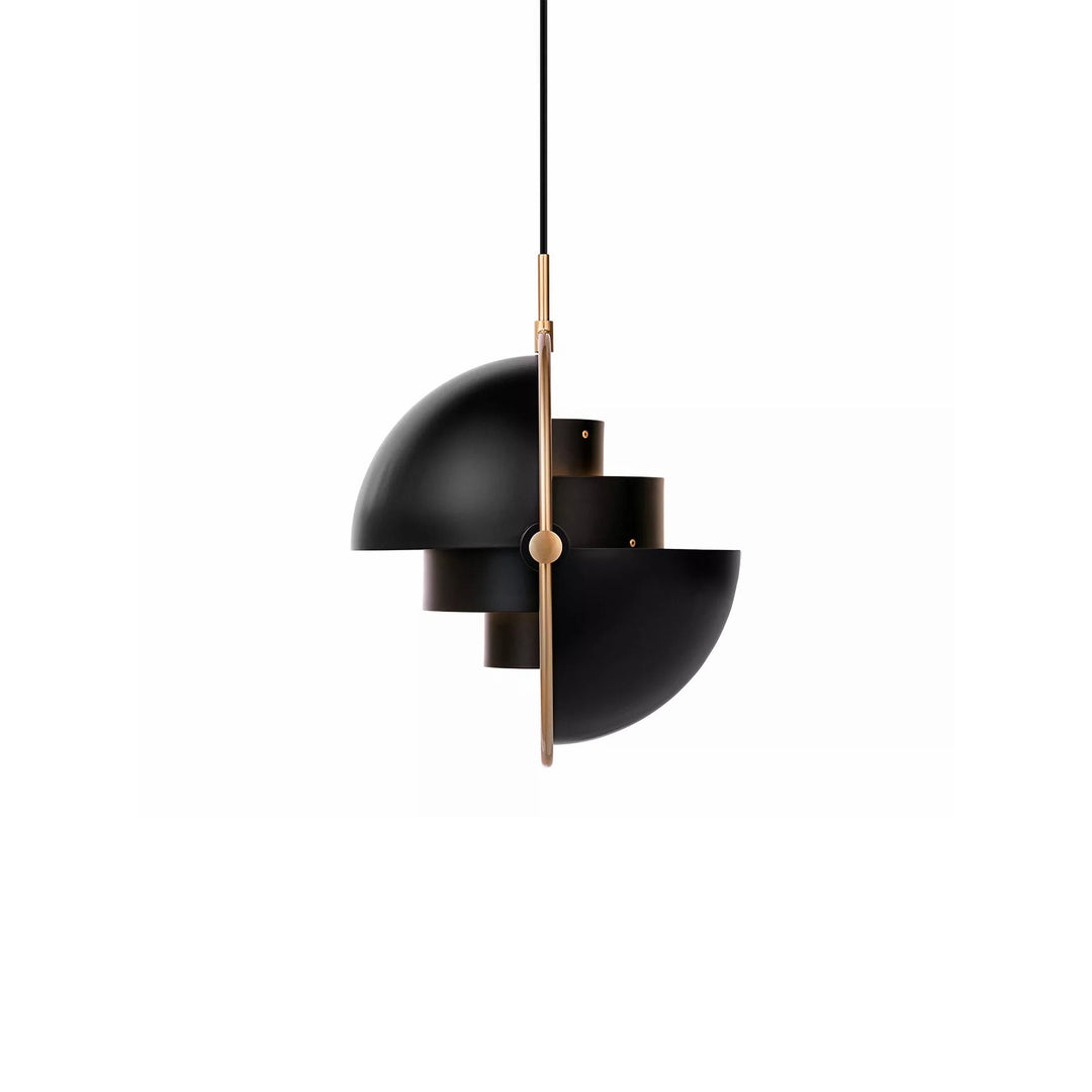 Lustra Lampe Pendante Boule Déformée Dorée - Neutralighting