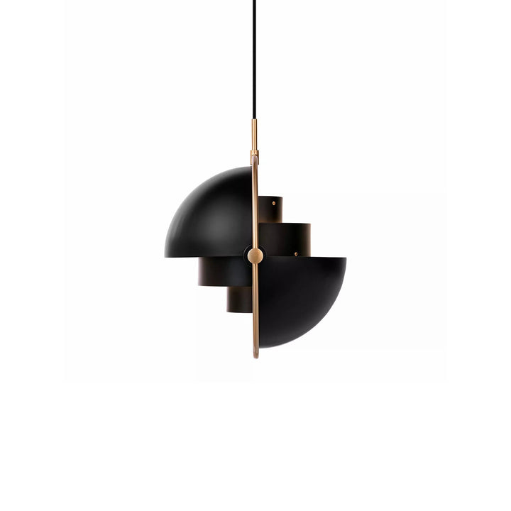 Lustra Lampe Pendante Boule Déformée Dorée - Neutralighting