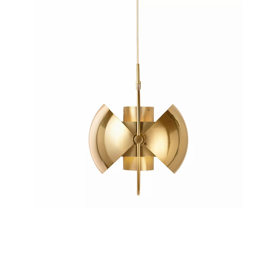 Lustra Lampe Pendante Boule Déformée Dorée - Neutralighting