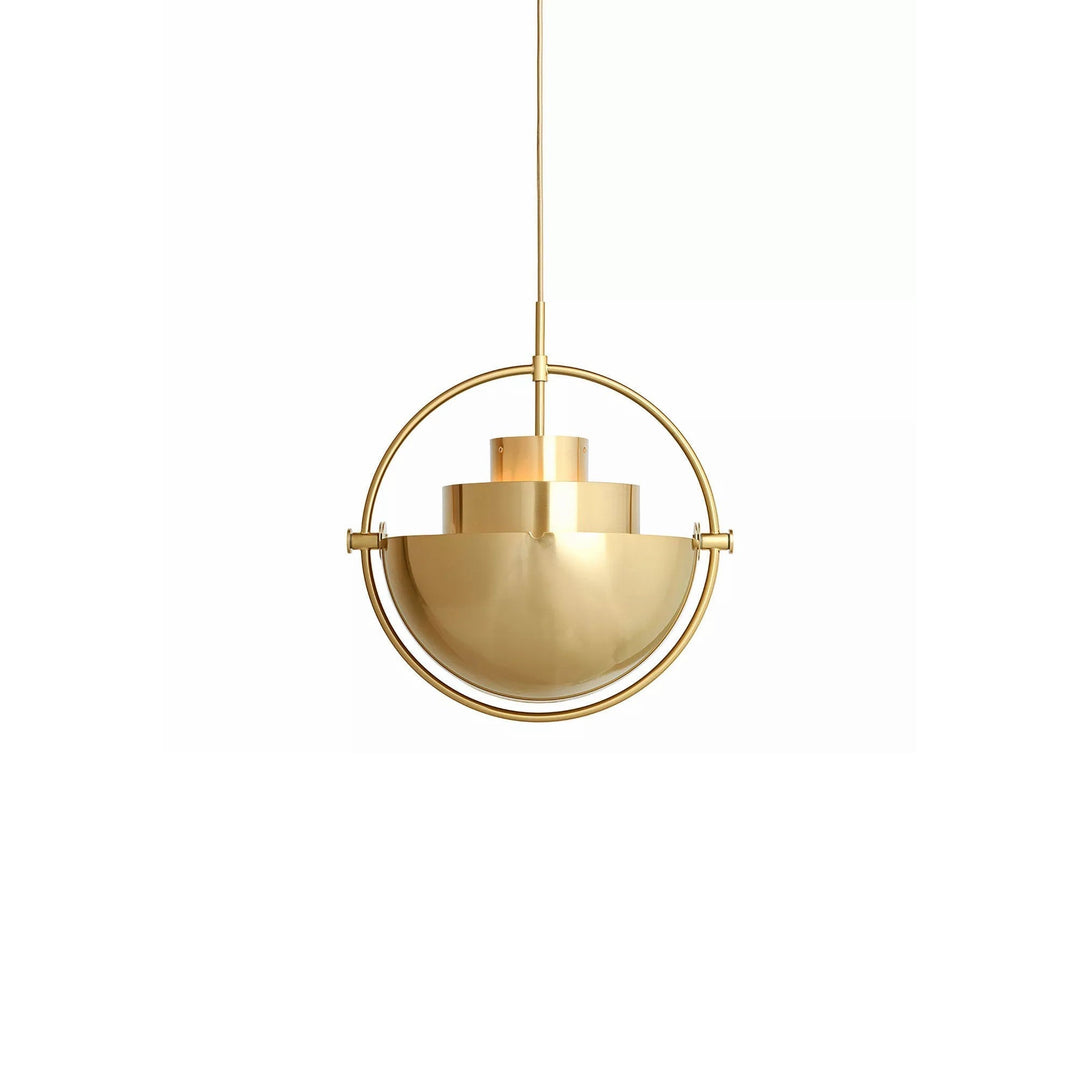 Lustra Lampe Pendante Boule Déformée Dorée - Neutralighting