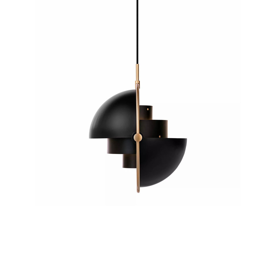 Lustra Lampe Pendante Boule Déformée Dorée - Neutralighting
