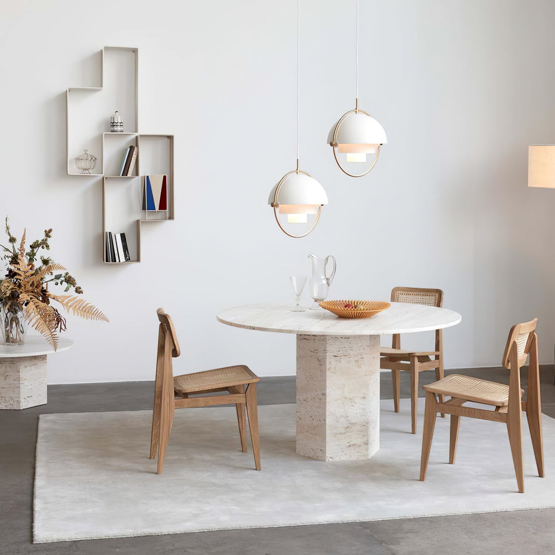 Lustra Lampe Pendante Boule Déformée Dorée - Neutralighting