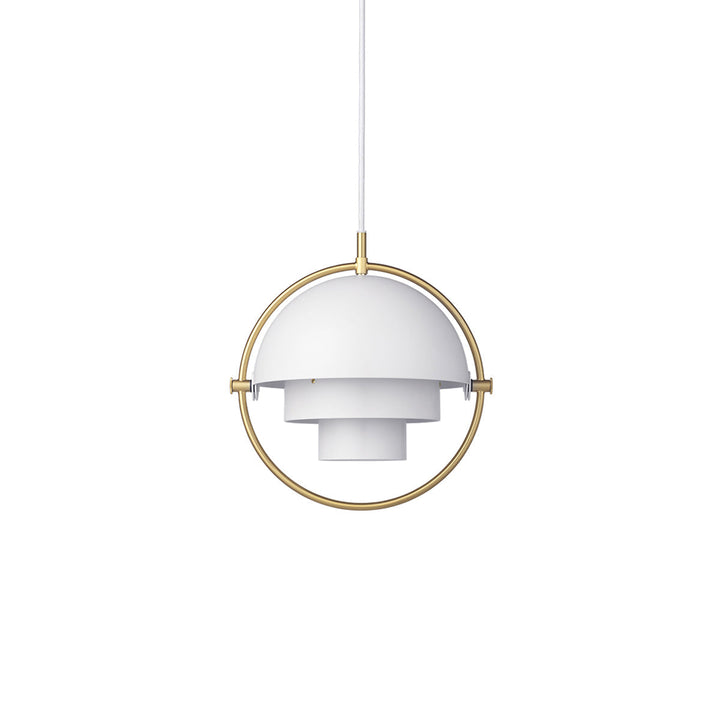 Lustra Lampe Pendante Boule Déformée Dorée - Neutralighting