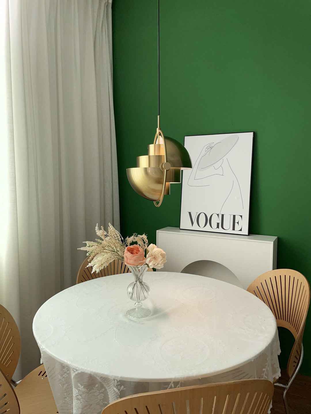 Lustra Lampe Pendante Boule Déformée Dorée - Neutralighting