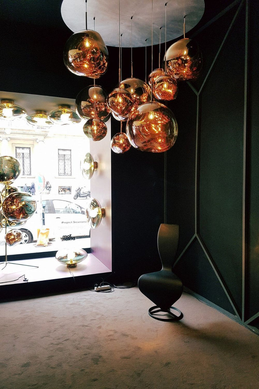 Lustra Suspension Luminaire Moderne Verre Lava - Neutralighting