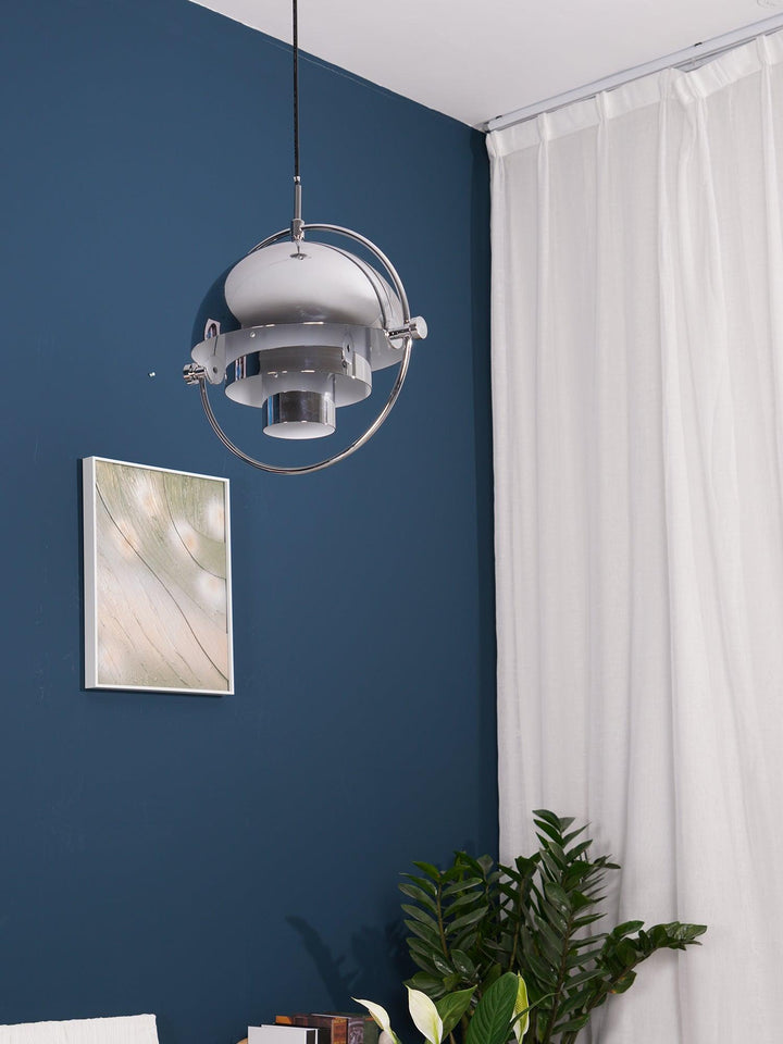 Lustra Lampe Pendante Boule Déformée Dorée - Neutralighting