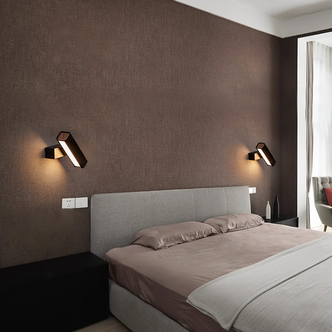 Olvynora Applique Murale Bois Minimaliste Rotative - Neutralighting