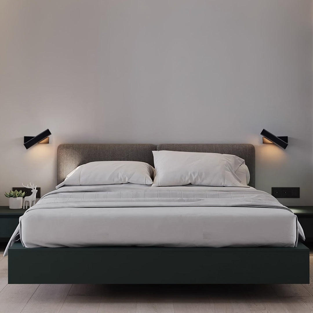 Olvynora Applique Murale Bois Minimaliste Rotative - Neutralighting