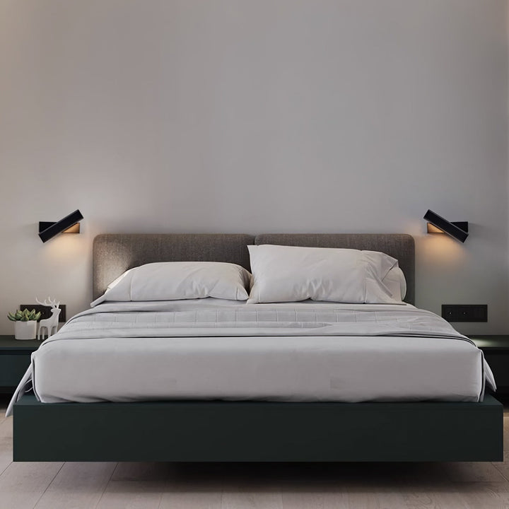 Olvynora Applique Murale Bois Minimaliste Rotative - Neutralighting