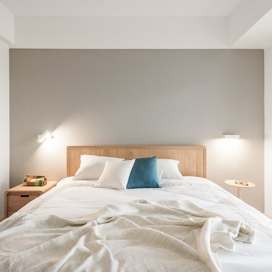 Olvynora Applique Murale Bois Minimaliste Rotative - Neutralighting