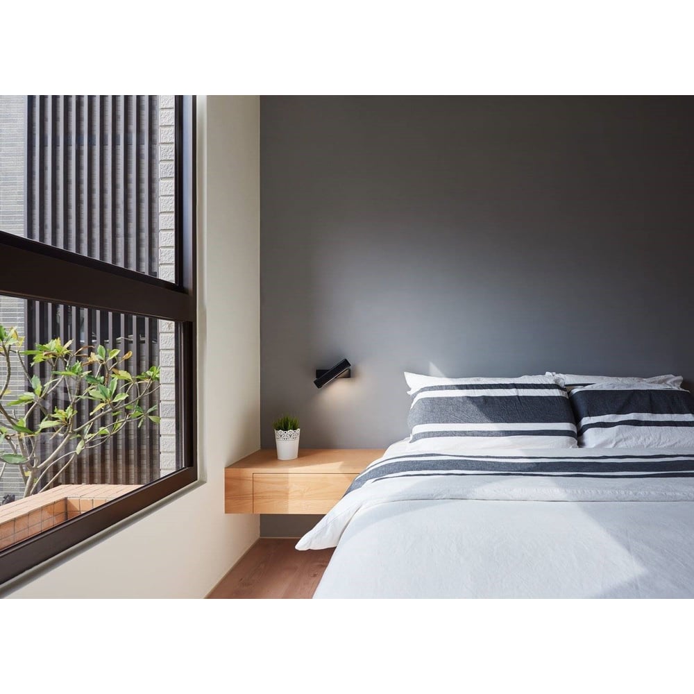 Olvynora Applique Murale Bois Minimaliste Rotative - Neutralighting
